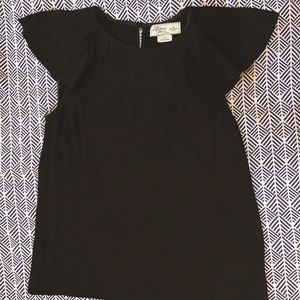 Kate Spade Silk Ruffle Sleeve Blouse Size 4 $298
